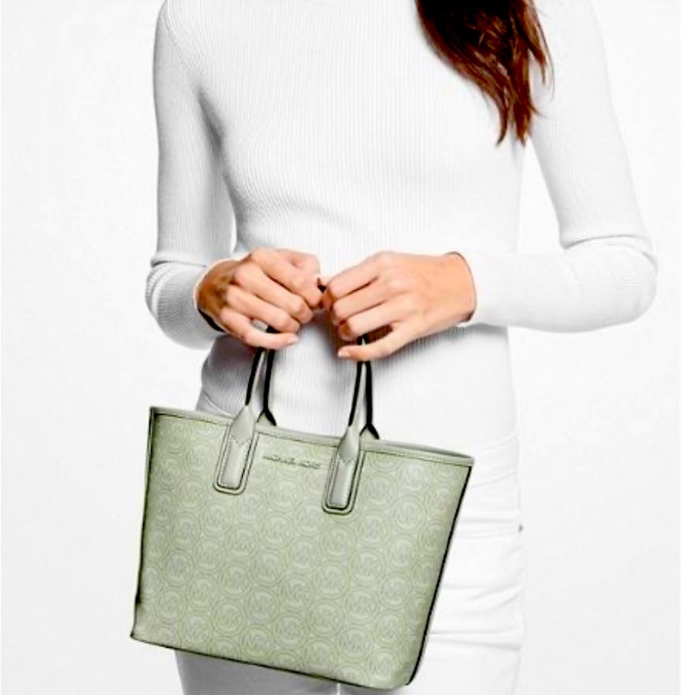 Michael Kors - Jodie Small Logo Jacquard Tote Bag